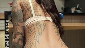 rachell miranda guides your hand for brazilian tattooed solo masturbation tease