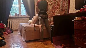 Anastasia Mistress Pegs Skinny Slave Sasha Earth Hard Homemade!
