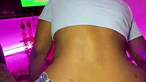 stepsister's big ass takes monster black cock deep in wet pussy pov