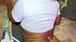 stepsister's big ass takes monster black cock deep in wet pussy pov