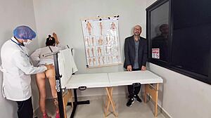 Cuckold Groom Watches Doctor Pound Blindfolded Bride Hard!