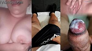 Ex-Girlfriend Teases Tits at Home Until I Cum Hard