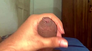 Stepsister's mouth handles my huge morning cock cumshot