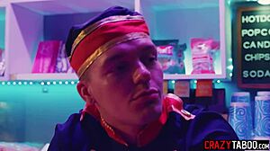 Horny Petite Teen Athena Faris Fucks Boyfriend Rough in Cinema