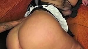 Sophie Reade Big Brother Maid Bent Over for BBC Doggystyle Spanking and Blowbang