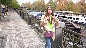 skinny teen sucks cock for facial cumshot