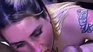 deepvane licks pussy then takes massive black cock deepthroat facial