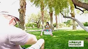 backstage, jena larose's pussy steals every spotlight and stare