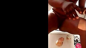 elvie's outdoor pussy stretch on phone gets me so horny