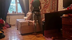 Anastasia Mistress Pegs Skinny Slave Sasha Earth Hard Homemade!