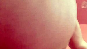 Retro Tight Pussy Pounded in Classic Blue Film Action