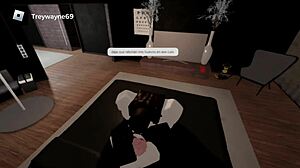 femboy's big black papi pounds his tight ass hard