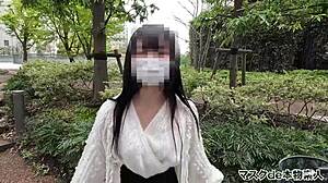 Real Idol 18yo Outdoor Blowjob Creampie Debut