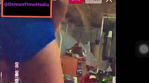 wanna see this ebony teen's big ass twerking on instagram demon time?