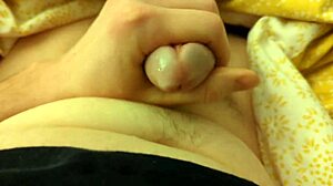 hey dude this horny neighbor jerks his big lubed cock twice on cam