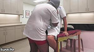 Hijab Doctor Cheats Riding Patient Cock in Hospital Room