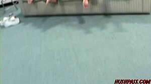 cody and kaylee worship big asses in shower 3some orgy