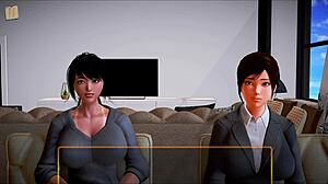 My New Family 343 Unleashes Brunette Amateur Tits Game