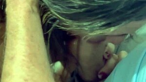 Hubby takes wife to friend's for raw pounding