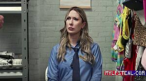 Milf Officer Sydney Paige Gets Shoplifter Treatment?