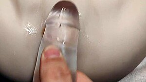 Real Doll Pussy Stuffed By Fake Cock Closeup