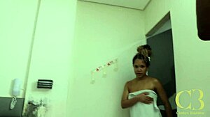 Baiana Teases Carioca's Monster BBC in Steamy Shower?