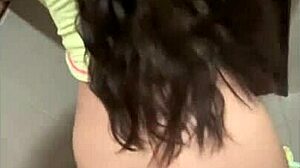 husband's friend sneaks in bathroom and pounds curvy arab housewife's wet pussy raw