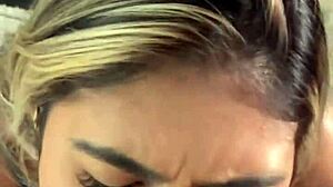 busty skinny 18yo brazilian gives first pov deepthroat bj backstage casting