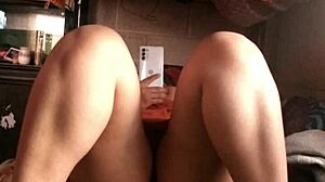 Distraction On Phone Films Her Legs Huge Ass Mini Dress Hidden