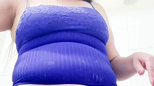 damn, this latina swinger wife shaves her pussy for boss fuck in front of cuck hubby