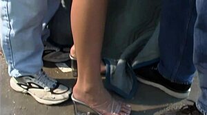 Layla Jade Craves Risky Outdoor Fucks In Lingerie And Heels