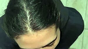 lovely interracial wife sucks husband cock cum in mouth handjob sailor costume til last drop