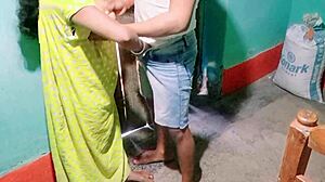 Bhabhi Catches Stepbrother Fingering Her Fat Hairy Clit and Plump Ass!