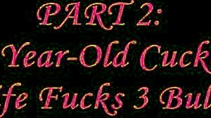 61yo cuck wife sucks & fucks 3 bulls! 👅🍆💦