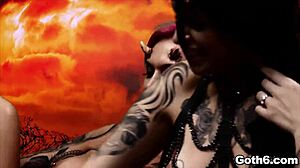 demons host hell satan diabolical orgy with goth punks licking pussy