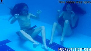 Yessica Bunny Helen Star Horny Pool Duo!