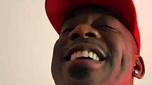 hey, this big black cock from negão dotado wrecked reh princess's mouth and pussy rough