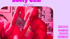 Two Big Ass Chubby Girls Lick Pussy And Ride Guy In Webcam Threesome