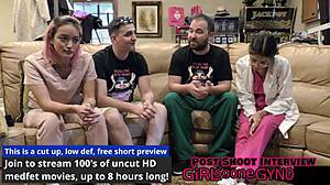 channy crossfire's tanned small tits latex gloves short hair backstage dental fetish