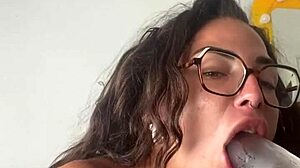 what if horny tattooed brunette's toy play leads to epic orgasms?