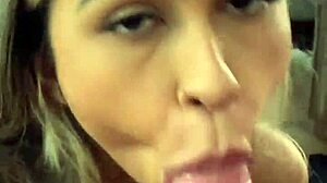 busty skinny 18yo brazilian gives first pov deepthroat bj backstage casting