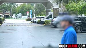 cuck husband spies on wife fucking lover in hardcore swap