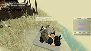 Does Roblox Whore with Big Tits and Ass Take Deepthroat Before Bent Over Anal Poundings?
