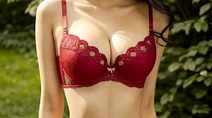 check out these sweet lingerie models barefoot and cute