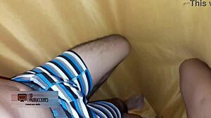 stepsis sneaks into bed for hidden creampie doggystyle under sheets