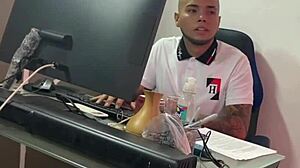 Will Boss Fuck Job-Seeking College Slut for Promotion?