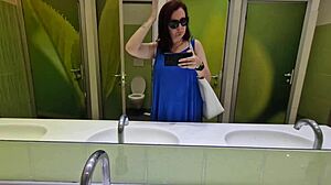 heartfelt laughter nicoletta's awkward public restroom moments make you crave her dirty secrets