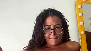 what if horny tattooed brunette's toy play leads to epic orgasms?