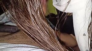 dipika the college girl deepthroats cock like a pro slut