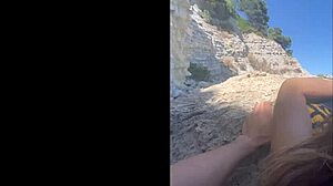 fucked hard on alicante beach by brazilian friend's huge cock